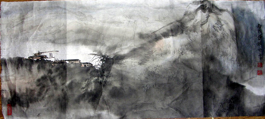 作者：傅瑜明&nbsp;山水&nbsp;￥：协商&nbsp;单击鼠标查看大图！