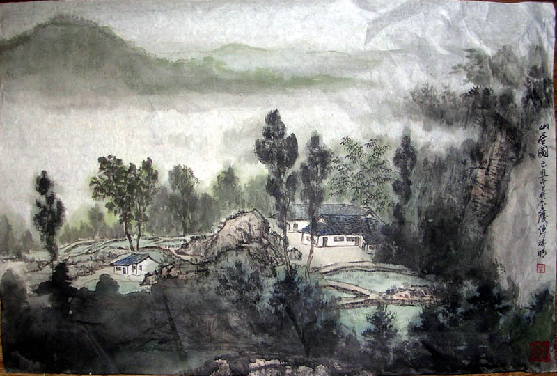 作者：傅瑜明&nbsp;山水&nbsp;￥：协商&nbsp;单击鼠标查看大图！