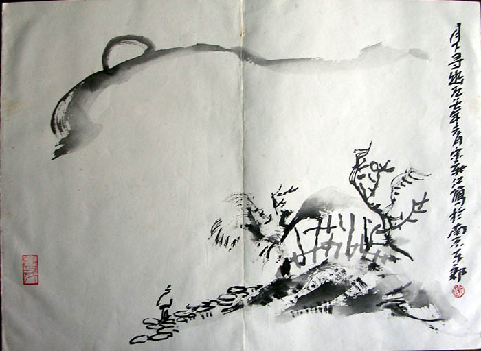 作者：宋新江&nbsp;山水&nbsp;￥：1000&nbsp;单击鼠标查看大图！