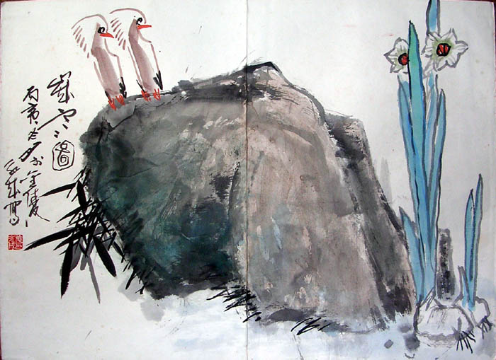 作者：施永成&nbsp;花鸟&nbsp;￥：1000&nbsp;单击鼠标查看大图！