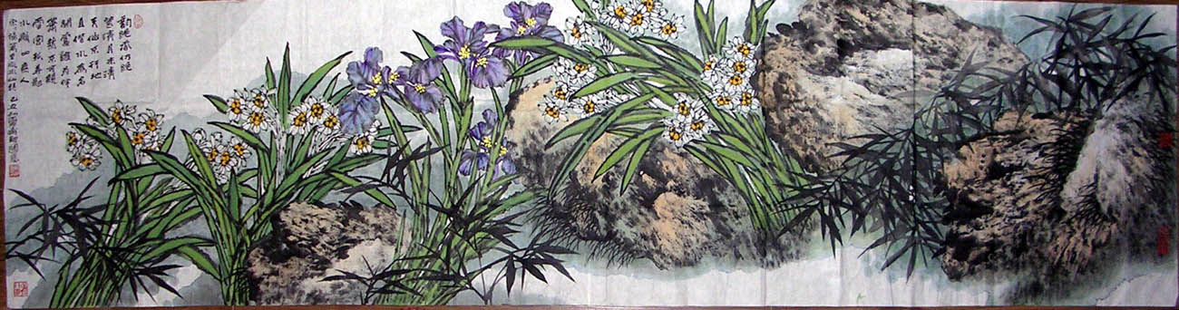 作者：邱炽铭&nbsp;花鸟&nbsp;￥：赏真阁藏品&nbsp;单击鼠标查看大图！