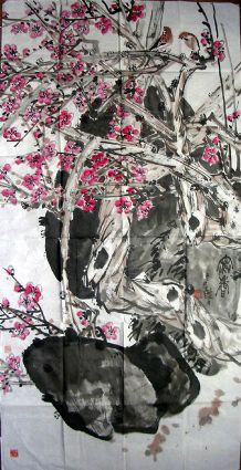 作者：张继馨&nbsp;花鸟&nbsp;￥：赏真阁藏品&nbsp;单击鼠标查看详细介绍！