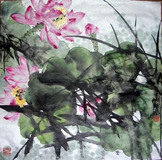 作者：邱炽铭&nbsp;花鸟&nbsp;￥：赏真阁藏品&nbsp;单击鼠标查看详细介绍！