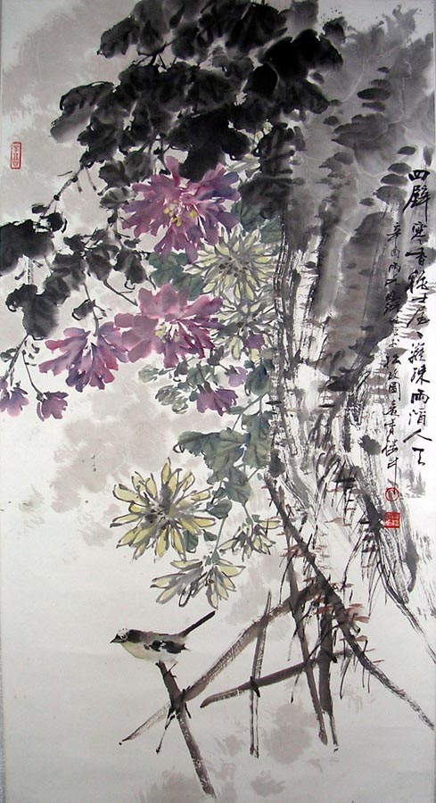 作者：徐源绍&nbsp;花鸟&nbsp;￥：赏真阁藏品&nbsp;单击鼠标查看大图！