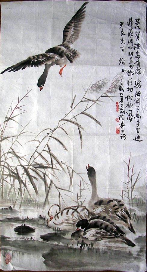 作者：陆嘉禾&nbsp;花鸟&nbsp;￥：6000&nbsp;单击鼠标查看大图！