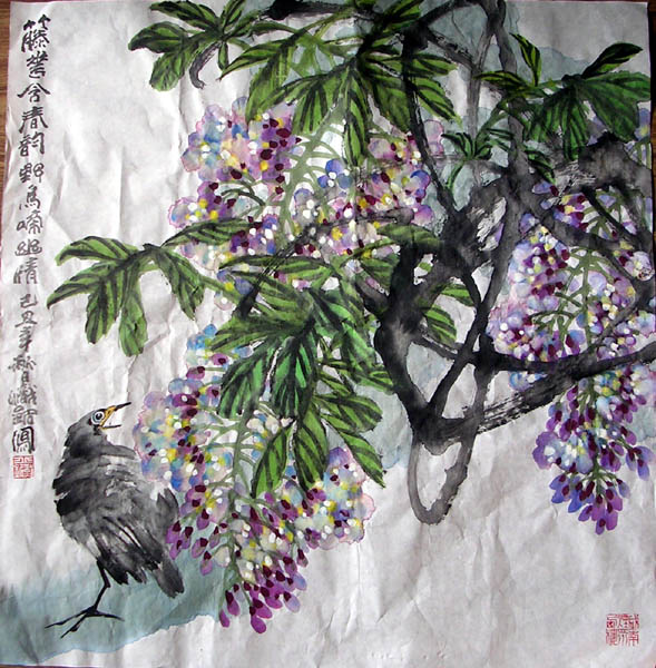 作者：邱炽铭&nbsp;花鸟&nbsp;￥：协商&nbsp;单击鼠标查看大图！