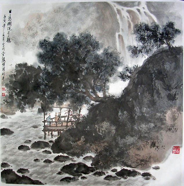 作者：傅瑜明&nbsp;山水&nbsp;￥：协商&nbsp;单击鼠标查看大图！