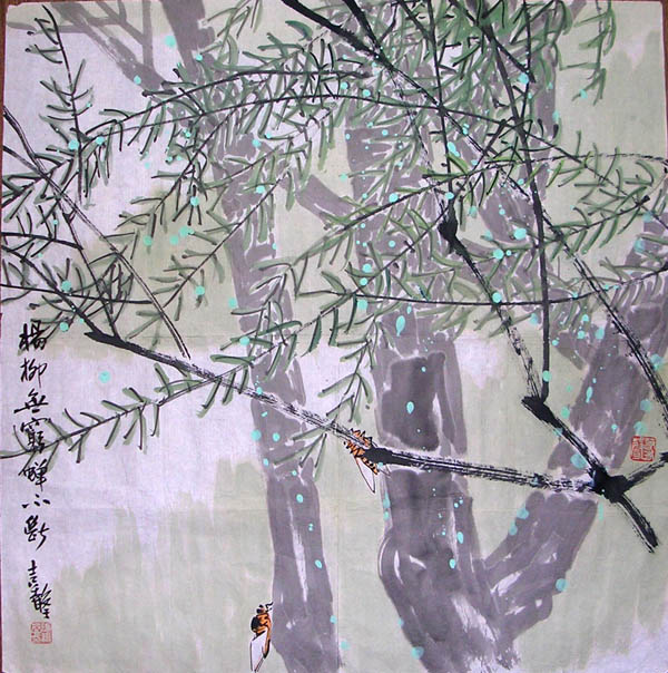 作者：张继馨&nbsp;花鸟&nbsp;￥：协商&nbsp;单击鼠标查看大图！