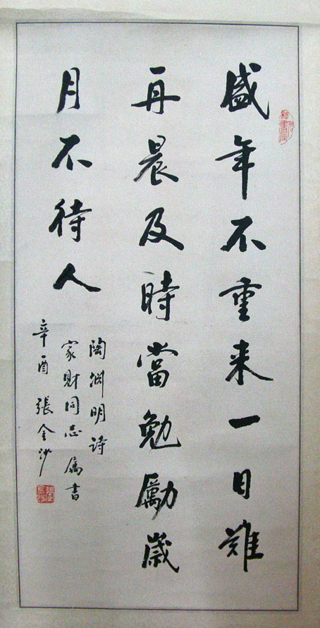 作者：张金沙&nbsp;书法&nbsp;￥：1500&nbsp;单击鼠标查看大图！