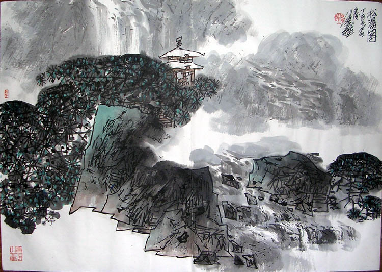 作者：叶维&nbsp;山水&nbsp;￥：协商&nbsp;单击鼠标查看大图！