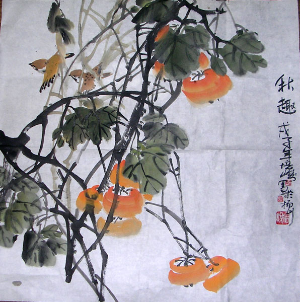 作者：鞠培峻&nbsp;花鸟&nbsp;￥：协商&nbsp;单击鼠标查看大图！