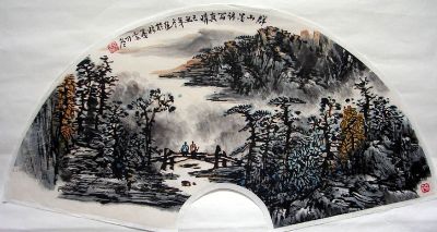 作者：张乃冬&nbsp;山水扇面&nbsp;￥：1000&nbsp;单击鼠标查看详细介绍！