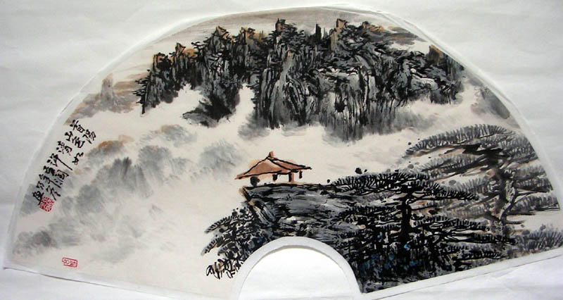 作者：张乃冬&nbsp;山水扇面&nbsp;￥：1000&nbsp;单击鼠标查看大图！