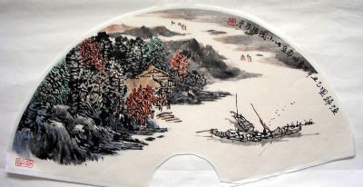 作者：张乃冬&nbsp;山水扇面&nbsp;￥：1000&nbsp;单击鼠标查看详细介绍！