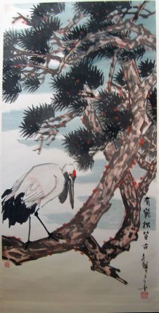 作者：张继馨&nbsp;花鸟&nbsp;￥：赏真阁藏品&nbsp;单击鼠标查看详细介绍！