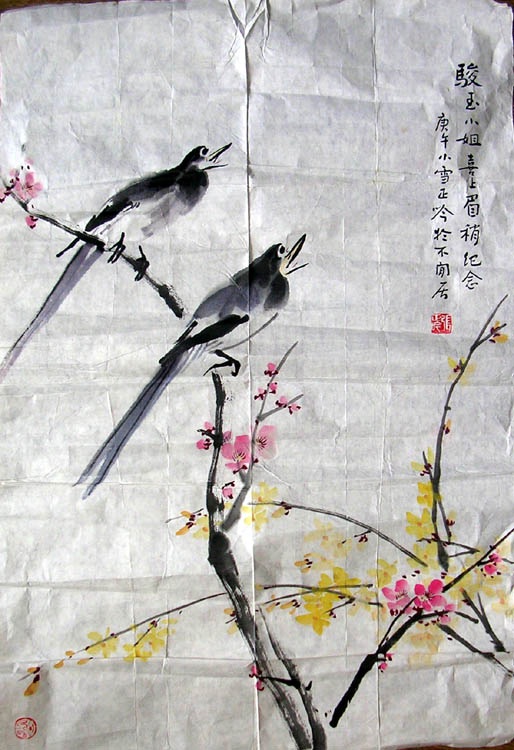 作者：张正吟&nbsp;  花鸟&nbsp;￥：协商&nbsp;单击鼠标查看大图！