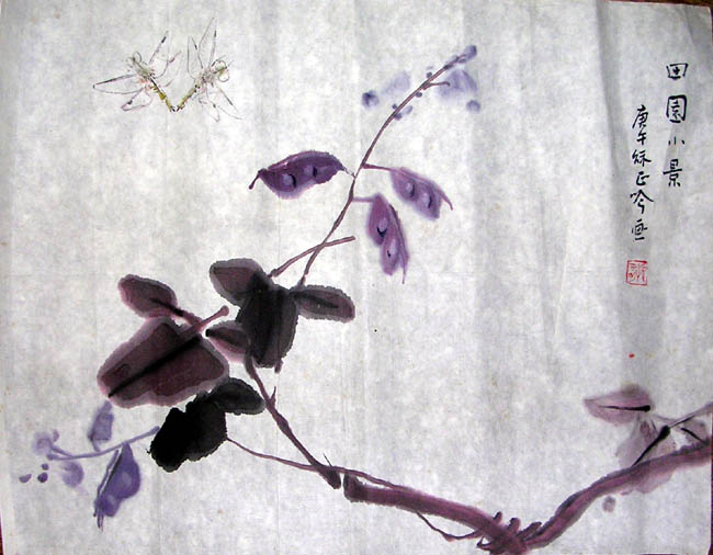 作者：张正吟&nbsp;  花鸟&nbsp;￥：赏真阁藏品&nbsp;单击鼠标查看大图！