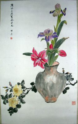 作者：朱烈（近代）&nbsp;花鸟&nbsp;￥：协商&nbsp;单击鼠标查看详细介绍！