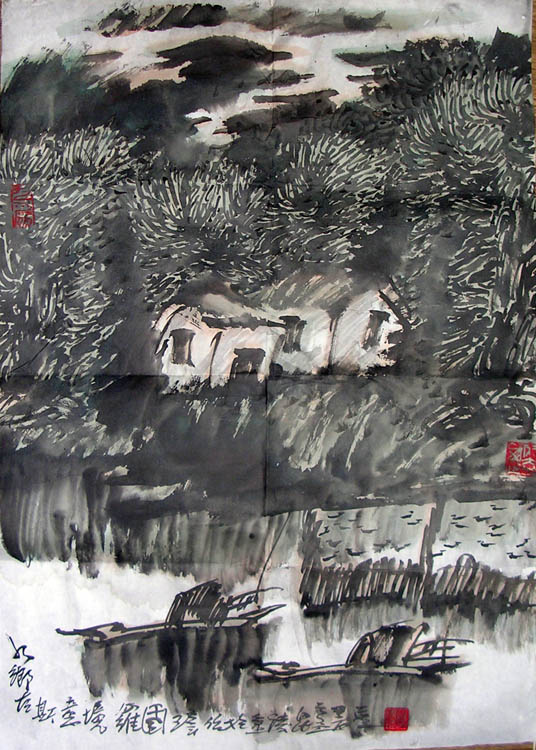 作者：罗国玮&nbsp;山水&nbsp;￥：协商&nbsp;单击鼠标查看大图！