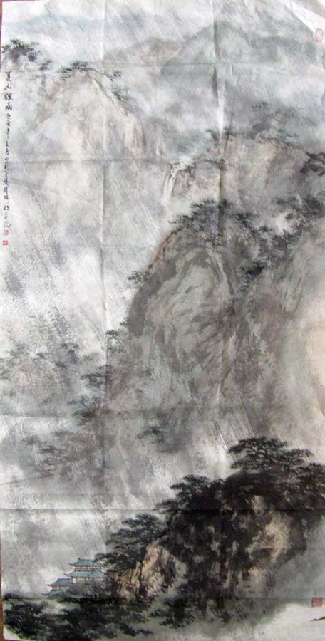 作者：傅瑜明&nbsp;山水&nbsp;￥：协商&nbsp;单击鼠标查看大图！