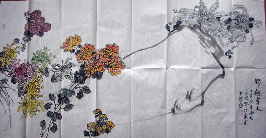 作者：余晓鹏&nbsp;花鸟&nbsp;￥：12000&nbsp;单击鼠标查看大图！