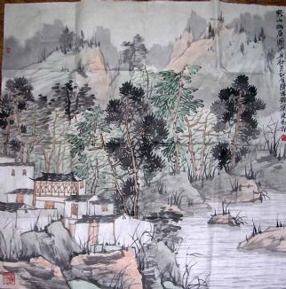 作者：倪建鸣&nbsp;山水&nbsp;￥：协商&nbsp;单击鼠标查看详细介绍！