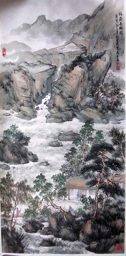 作者：周杏生&nbsp;山水&nbsp;￥：协商&nbsp;单击鼠标查看大图！