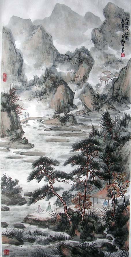 作者：周杏生&nbsp;山水&nbsp;￥：协商&nbsp;单击鼠标查看大图！