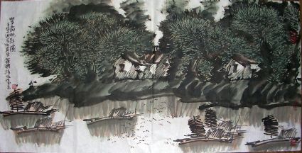 作者：罗国玮&nbsp;山水&nbsp;￥：协商&nbsp;单击鼠标查看详细介绍！