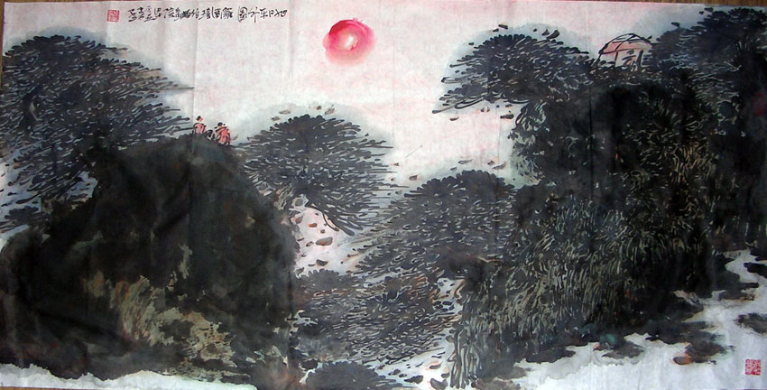 作者：罗国玮&nbsp;山水&nbsp;￥：协商&nbsp;单击鼠标查看大图！