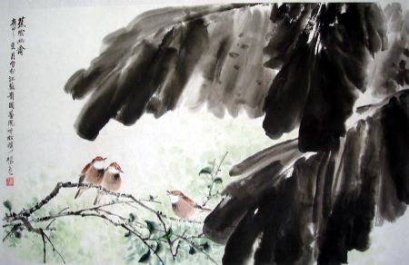 作者：叶矩吾&nbsp;花鸟&nbsp;￥：赏真阁藏品&nbsp;单击鼠标查看详细介绍！
