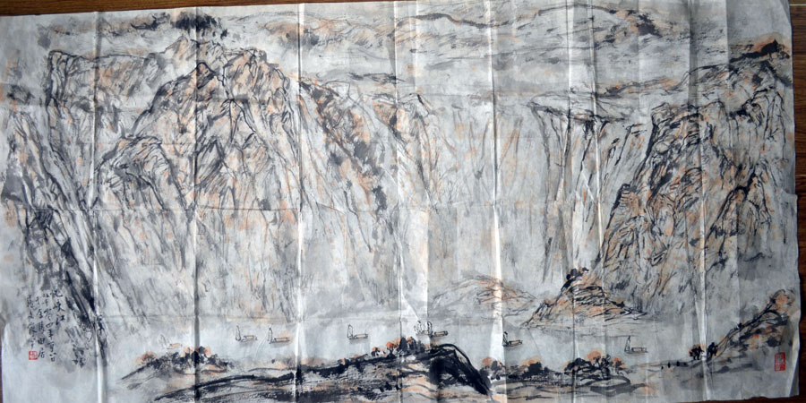 作者：张文俊&nbsp;山水&nbsp;￥：协商&nbsp;单击鼠标查看大图！