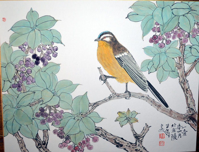 作者：郭子良&nbsp;花鸟&nbsp;￥：协商&nbsp;单击鼠标查看大图！