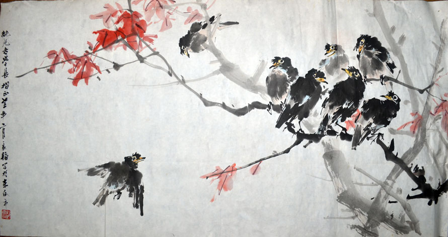 作者：赵良翰&nbsp;花鸟 &nbsp;￥：协商&nbsp;单击鼠标查看大图！