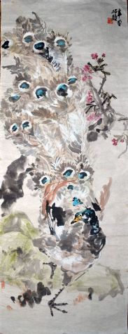 作者：赵良翰&nbsp;花鸟 孔雀&nbsp;￥：协商&nbsp;单击鼠标查看详细介绍！