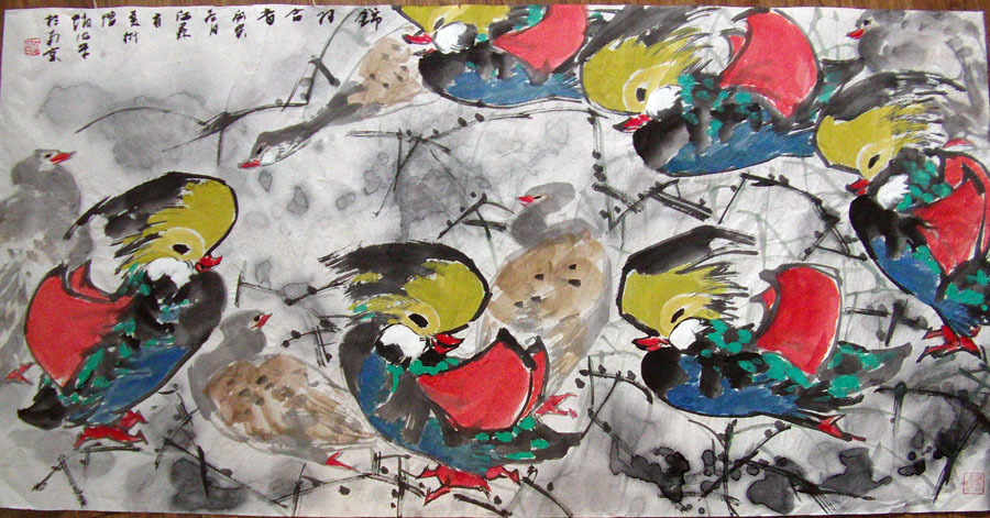 作者：赵治平&nbsp;花鸟&nbsp;￥：协商&nbsp;单击鼠标查看大图！