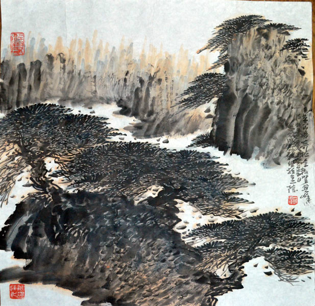 作者：罗国玮&nbsp;山水&nbsp;￥：协商&nbsp;单击鼠标查看大图！