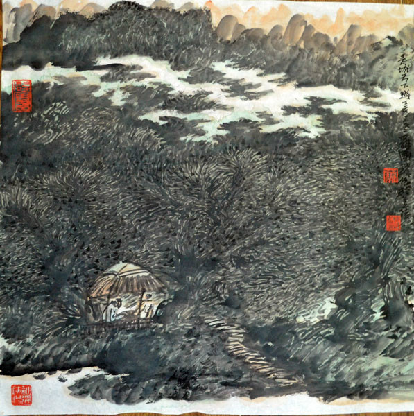 作者：罗国玮&nbsp;山水&nbsp;￥：协商&nbsp;单击鼠标查看大图！