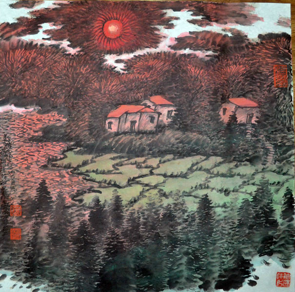 作者：罗国玮&nbsp;山水&nbsp;￥：协商&nbsp;单击鼠标查看大图！