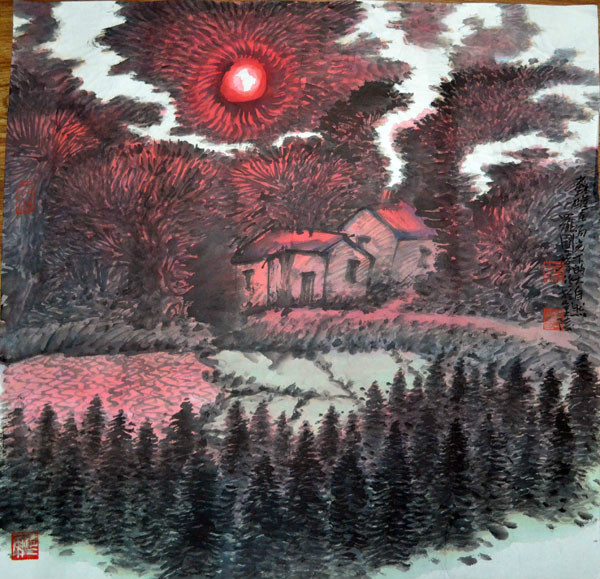 作者：罗国玮&nbsp;山水&nbsp;￥：协商&nbsp;单击鼠标查看大图！