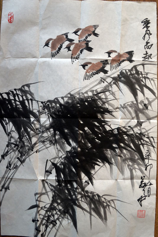 作者：姜 舟&nbsp;花鸟&nbsp;￥：协商&nbsp;单击鼠标查看大图！