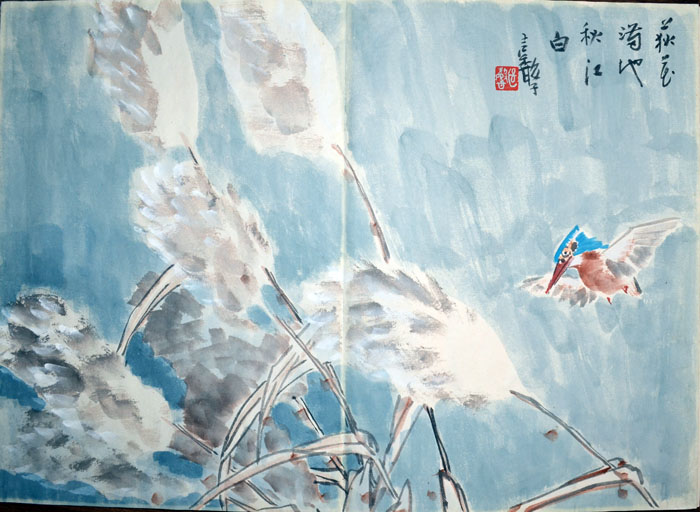 作者：张继馨&nbsp;花鸟 &nbsp;￥：协商&nbsp;单击鼠标查看大图！