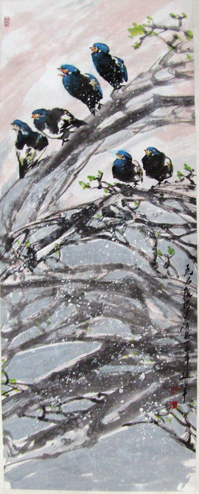 作者：赵治平&nbsp;花鸟&nbsp;￥：协商&nbsp;单击鼠标查看大图！