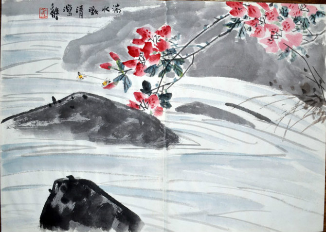 作者：张继馨&nbsp;花鸟&nbsp;￥：协商&nbsp;单击鼠标查看大图！