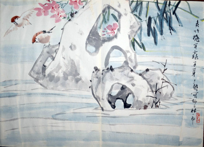 作者：张继馨&nbsp;花鸟&nbsp;￥：协商&nbsp;单击鼠标查看大图！