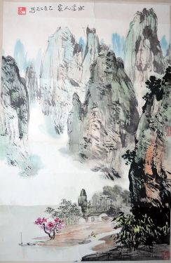 作者：傅二石&nbsp;山水镜片&nbsp;￥：协商&nbsp;单击鼠标查看详细介绍！