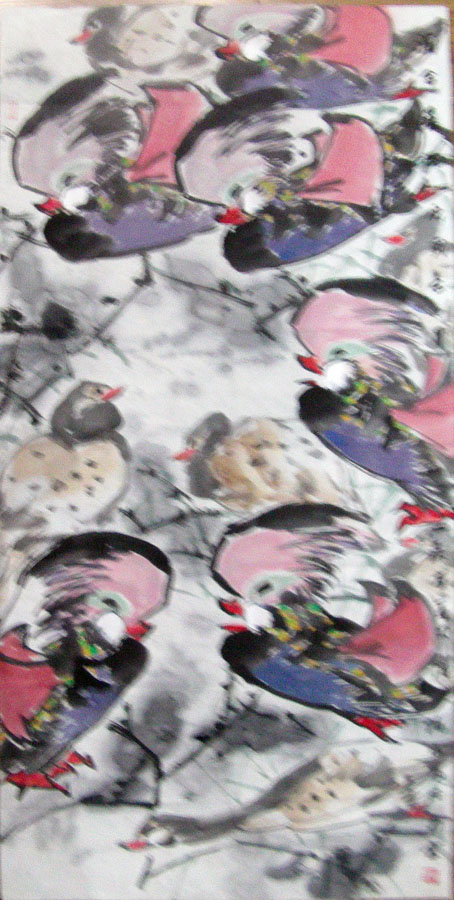 作者：赵治平&nbsp;花鸟&nbsp;￥：协商&nbsp;单击鼠标查看大图！