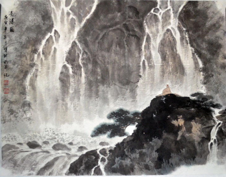 作者：傅瑜明&nbsp;山水&nbsp;￥：协商&nbsp;单击鼠标查看大图！