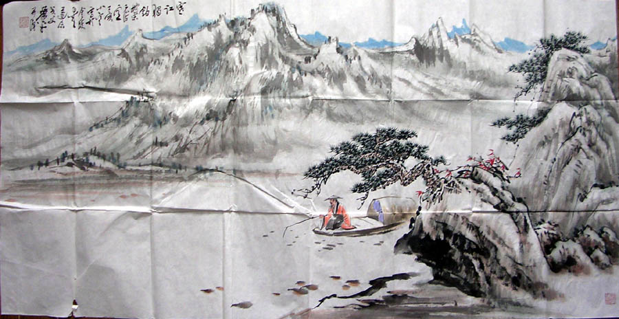 作者：萧 平&nbsp;山水&nbsp;￥：80000&nbsp;单击鼠标查看大图！