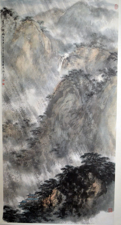 作者：傅瑜明&nbsp;山水&nbsp;￥：协商&nbsp;单击鼠标查看大图！